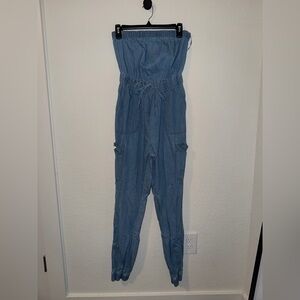 Casual Blue Women's Jumpsuit
